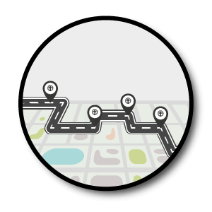 recorrido rastreo satelital
